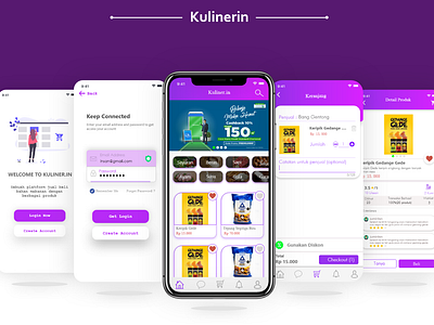 Kulinerin android android app design app design illustration mobile design ui uiux