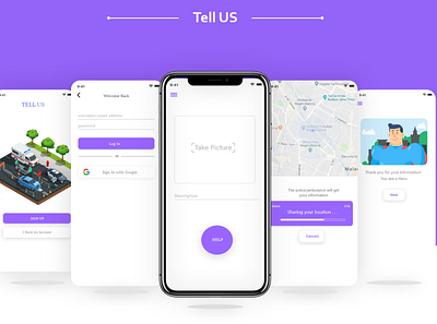 Tell Us android android app design app design illustration mobile design ui uiux