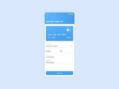 Payment Method UI - Mobile Screen app credit card payment design minimal mobile mobile app design ui ui design ux