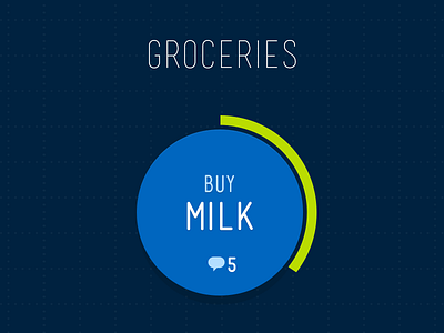 Buy milk again design infographics interface iphone manager missions task ui