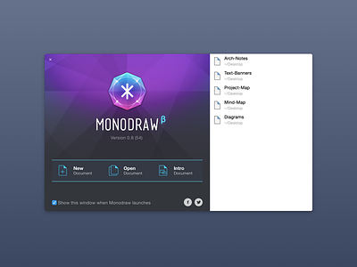 Launch Screen art ascii mac monodraw osx software