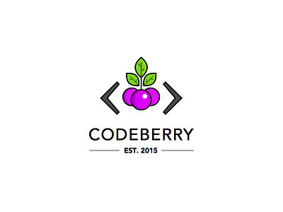 Codeberry Logo berrry code codeberry logo mark symbol