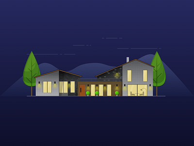 House house illustration