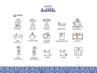 Hello Dribbble hello dribble icon design