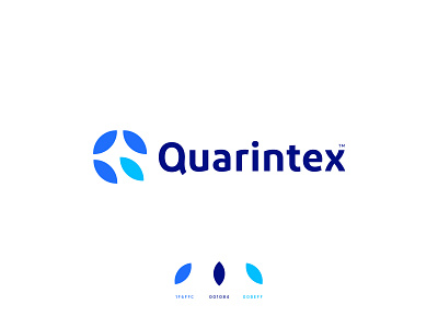 Quarintex™ Logo brand brand design brand identity branding design graphic design identity logo logo design minimal ui