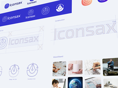 IconSax logo design aceagency acedesign brand brand design branding graphic design icon icon design iconsax identity logo logo design mini minimal minimalism style guides ui vuejs
