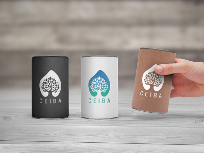 Ceiba брендинг вектор дизайн икона иллюстрация книгопечатание лого пользовательский интерфейс
