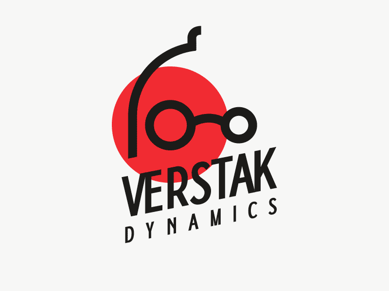 Verstak Dynamics googles head industrial logo robot verstak