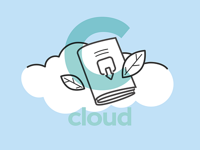 C is for Cloud book c cloud download leaf page storage
