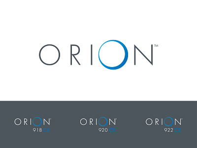 Orion Logo agency brand branding branding agency circle clean design font gradient icon logo mark set system type typography vector