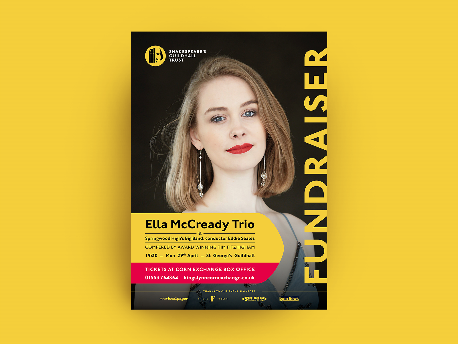 Shakespeare's Guildhall Trust event poster by This is Fuller on Dribbble