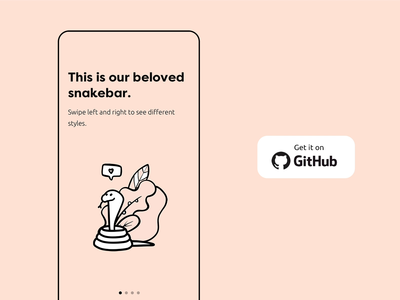 Snakebar - Open Source Bottom Navigation for Flutter bottom bar bottom nav bottom navigation free freebie github nav navbar navigation navigation bar navigation design open source snake ui ui ux ui design uidesign ux ux design uxdesign