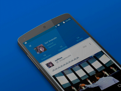 User profile [taringa! app] android app material mobile nexus profile social taringa ui user user profile ux