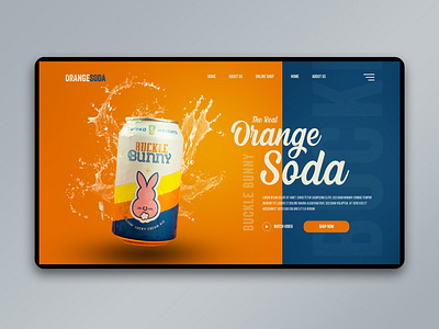 Concept Design drink lifestyle minimalistic modern web design uidesign uiux web webdesign website website design