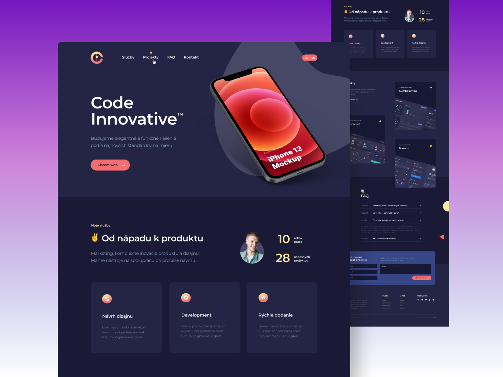 Landing Page for Coders by Darinka on Dribbble