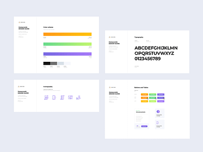 Elements of a web project buttons color scheme components design system design systems style guide style guides typography