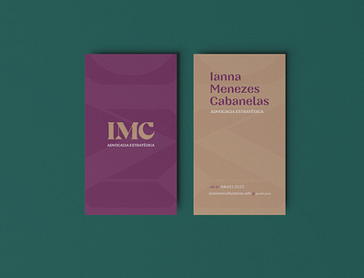 IMC Business Card 2020 adobe photoshop brand design brand identity branding branding design business card color palette font logo logodesign typography