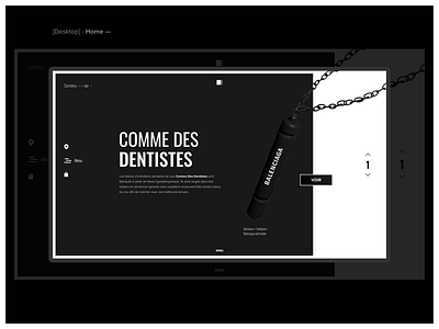 E-commerce exploration & layouts concept brand design desktop e commerce interaction design interface luxury principle shop sketch ui userexperience userinterface ux