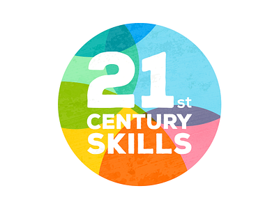 21st Century Skills logo blue brand education green logo orange pink red white yellow