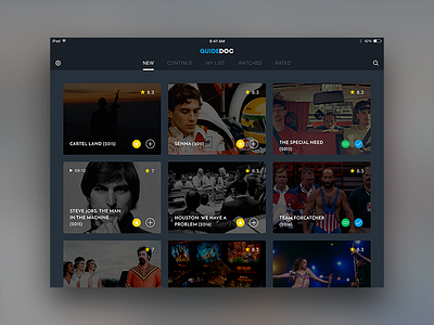 GuideDoc App - Home (iPad)