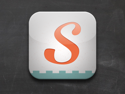 Scoutzie iOS icon green icon ios ipad iphone orange white