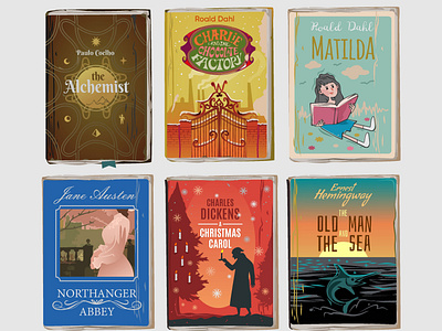 Book cover illustration pack