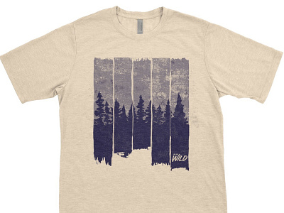 VBS Student Shirt forest illustrator paint screenprint shirt mockup shirtdesign