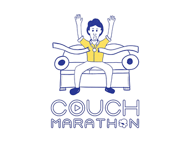 Logo Illustration app business couch illustration line line art logo procreate small business