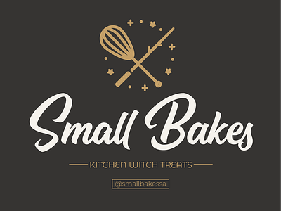 Magical Home Bakery adobe illustrator bakery branding design fonts homemade illustration kitchen witch logo magic typography vector wand whisk