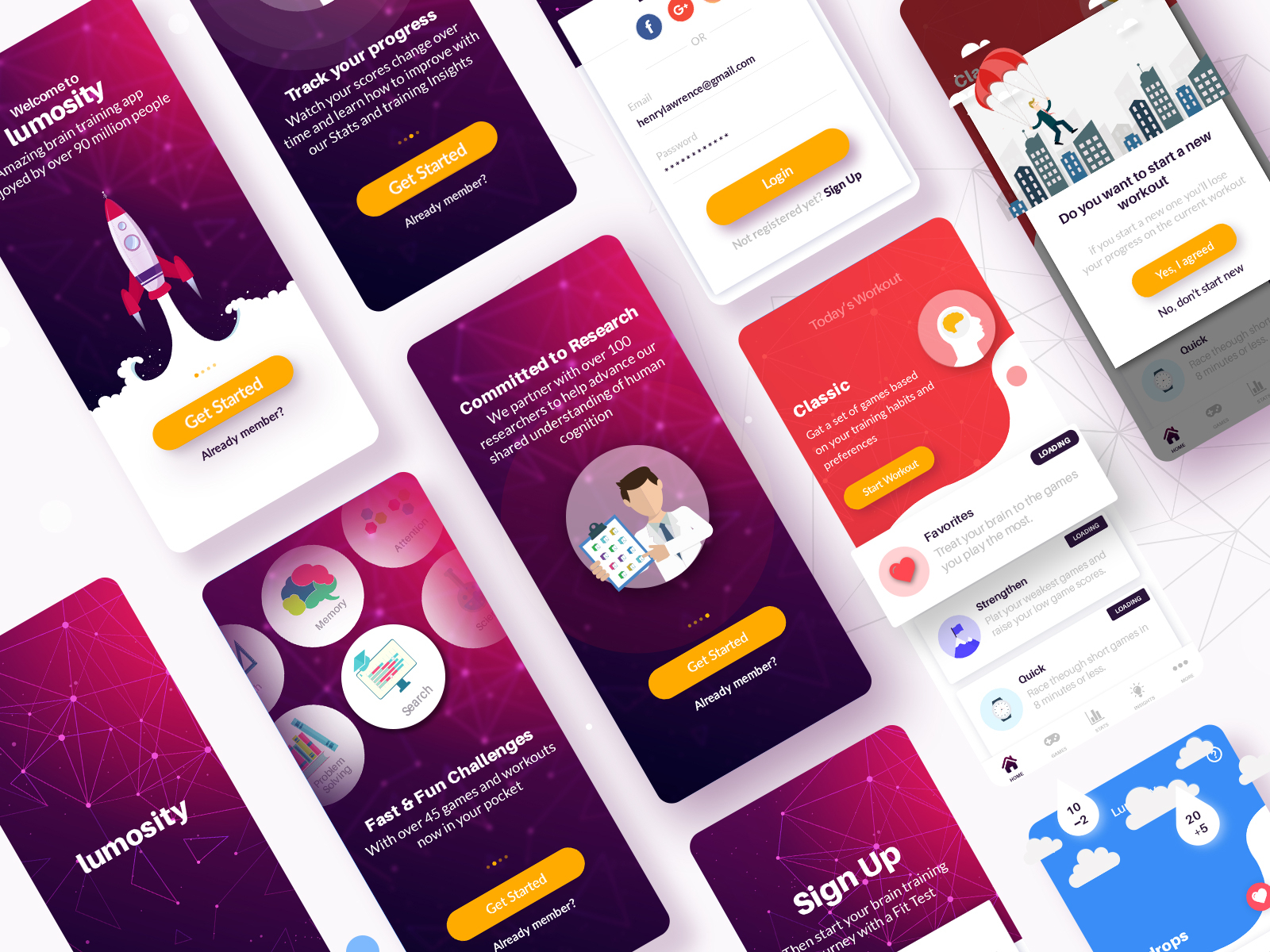 Onboarding Screens by Shayan Uddin on Dribbble