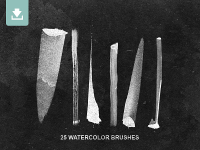 25 Watercolor Photoshop Brushes - Free Download brushes download free download free photoshop brushes lines photoshop photoshop brushes strokes texture watercolor watercolour