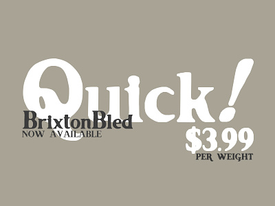 Brixton Bled Font - Available for Download