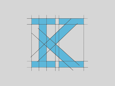 Slabbed 'K' custom lettering hand drawn lettering type typography