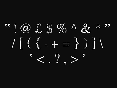 New Font - Drake (All the Symbols) drake font download fontface lettering letters type typography vintage font
