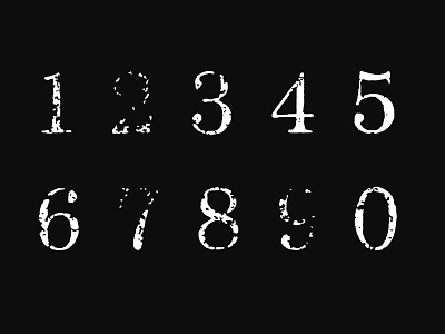 Font Download - Drake - The Numbers