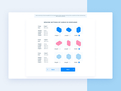 Loading Plan calculator choose containers design desktop error 404 illustration loading loading options logistic logistics company options plan ui ux web design webdesign website