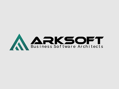 Arksoft a logo animation app arksoft art identity illustration illustrator logo logo design typography