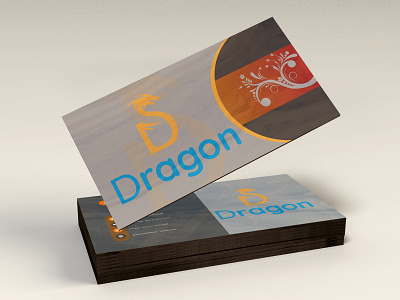 Dragon Business card. animation business business card business card design business flyer business logo business logo design businesscard design dragon dragon business card dragon logo illustrator logo typography