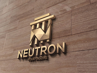Neutron logo design animation branding design illustration illustrator logo logo design neutron neutron logo neutron logo design typography