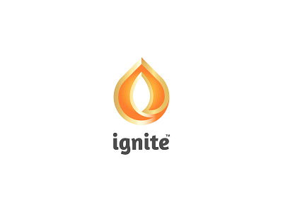 Iginite abstarct company logo eland99 fire flatdesign ignite logoinspiration starup