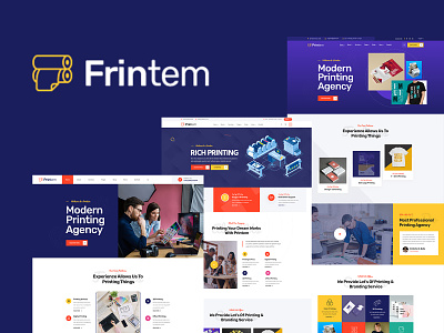 Frintem – Printing Company HTML5 Template . bootstrap business copying company creative design photocopying printing company printing services printing shop template