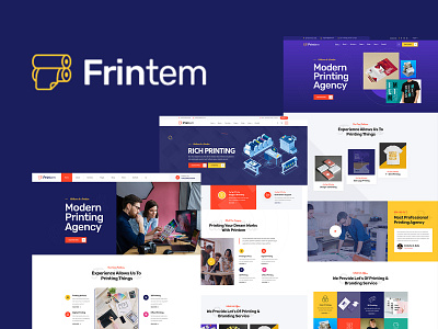 Frintem – Printing Company HTML5 Template .