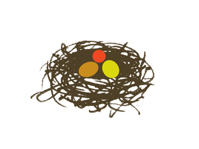 David Eichols Interior Design bird decorator egg home nest