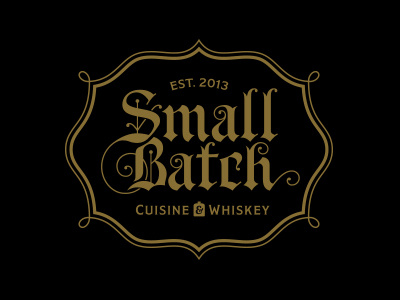 Small Batch bar restaurant whiskey