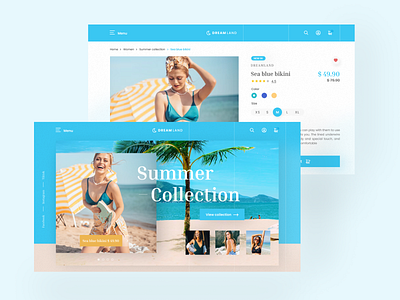 E-commerce shop | Daily UI 012 addtocart beach bikini buy collection dailyui dailyui012 description ecommerceshop figma product sea shop shoponline summer