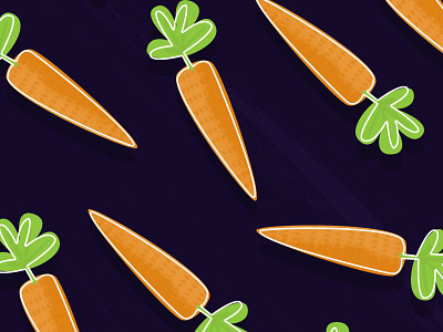 Carrots 2d carrot food illustration pattern texture vector vegetables