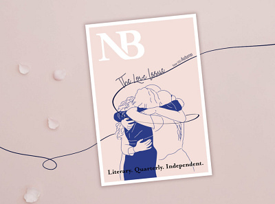 NB Magazine, The Love Issue amistad amor friends friendship girlfriends hug hugs illustration love magazine magazine cover
