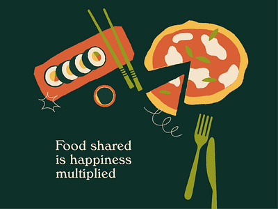 Share food, share happiness
