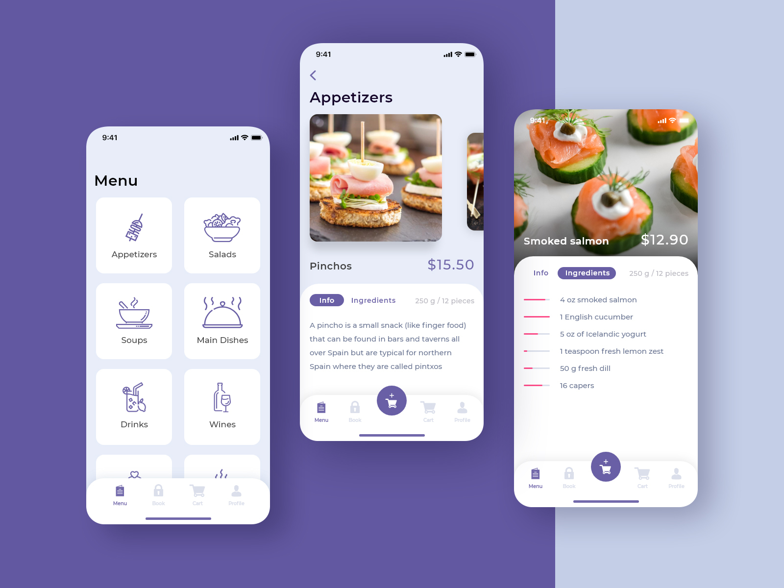 Restaraunt App by Vitaly Maslo on Dribbble