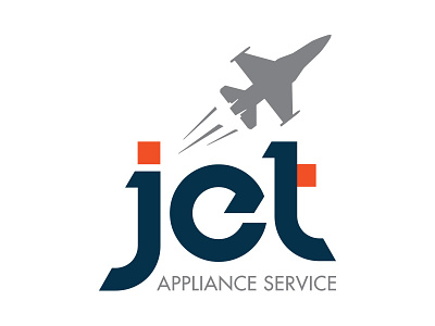 Jet Appliance Service design logo